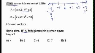 2012 KPSS Lisans Matematik Çözümleri2 [upl. by Reggi570]