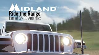 Midland Radios Ride the Range GMRS Antennas [upl. by Adirahs]