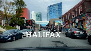 Halifax Nova Scotia Canada Driving around the downtown area area [upl. by Asyl]