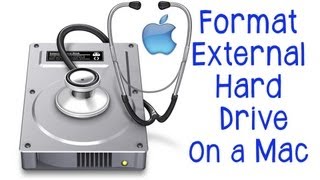 Mac Tutorial How To Format An External Hard Drive [upl. by Bonina539]