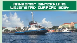 Curaçao  Aankomst Sinterklaas Willemstad Curaçao 2024 [upl. by Eirret]