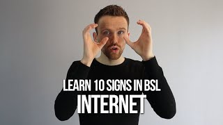 Learn 10 Signs in BSL Internet British Sign Language [upl. by Ellennoj]