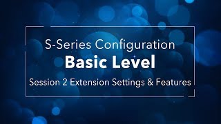 Yeastar SSeries VoIP PBX Configuration Basic Level  Session 2 Extensions [upl. by Malchus]