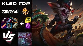 TOP Kled vs ChoGath  NA Master Patch 1419 [upl. by Brenner608]