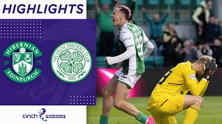 Hibernian 42 Celtic  Daizen Maeda Red Card as Hibs Secure Late Victory  cinch Premiership [upl. by Fi800]