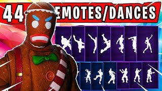 Fortnite quotMERRY MARAUDERquot SKIN Showcased with 44 DancesEmotes  Fortnite Season 4 [upl. by Lucier994]