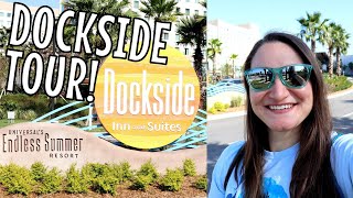 UNIVERSAL ENDLESS SUMMER DOCKSIDE INN AND SUITES RESORT AND ROOM TOUR  Two Bedroom Suite Pool View [upl. by Aynor]