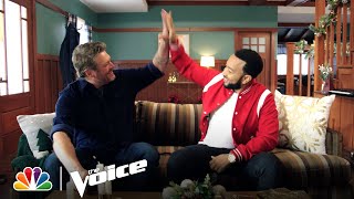 John Legend and Blake Shelton Are quotThe Oddest Couplequot  NBCs The Voice Live Finale 2022 [upl. by Ahsoym220]