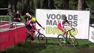 Cyclocross Juniors Kruibeke 14102017 quotPolderscrossquot [upl. by Ecnerual955]