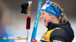 Jessie Diggins on her triumphant and tumultuous season on the snow  NBC Sports [upl. by Narbig]