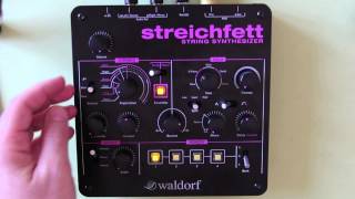 Waldorf Streichfett video test [upl. by Goggin636]