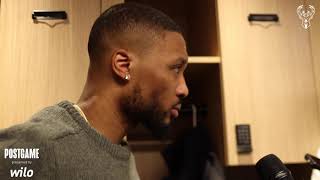 Damian Lillard Postgame Media Availability  1142024 [upl. by Ytissahc]