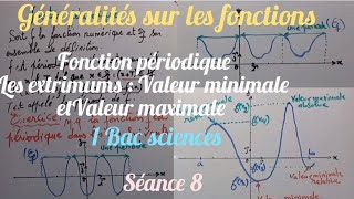 Généralités sur fonctionsséance81 bac sc ex et Sm parité dune fonction 8الدوال باك علوم الحصة [upl. by Kinny]