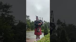 Malcolm Smith Amazing Grace on highland bagpipes [upl. by Hourihan]