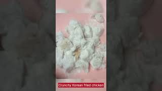 CrunchyJuicyUnstoppable Korean Fried Chicken koreanfoodies chicken friedchickenrecipe food [upl. by Kerrie699]