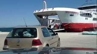 Time lapse at Protoporos Ferry Boat OroposEretria GREECE [upl. by Fradin393]