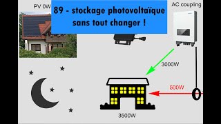 89  stockage photovoltaïque sans tout changer  AC Coupling [upl. by Dania]