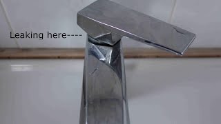 How to fix mixer taps leaking from the handle [upl. by Cissy62]