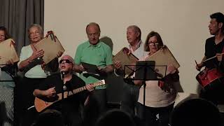 SEBASTIÃO ANTUNES e o Grupo Cantares e Adufe da ADAS Aqui Canta o Cuco Teatro Avenidas Lx 11024 [upl. by Kinsman645]