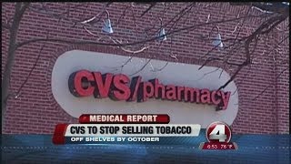 CVS Caremark plans stop selling tobacco products [upl. by Sivrat]