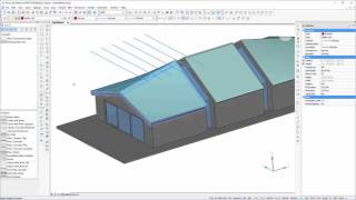 Creating rafters for a lofted roof with BricsCAD BIM V16 [upl. by Nurse]