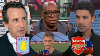 Aston Villa vs Arsenal 02 Mikel Arteta Reacts To The Perfect Start💯 Trossard amp David Raya Interview [upl. by Ardnasal]