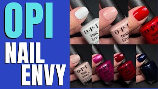 NEW OPI quotNail Envyquot Colors  Swatch amp Review [upl. by Burkley]