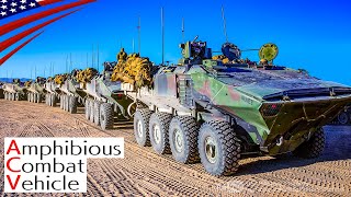 Americas New Amphibious Combat Vehicle in Action 2022 [upl. by Aiuqenehs]