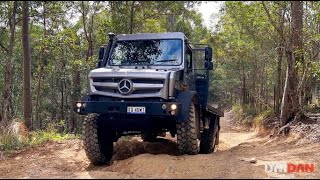 2021 U5023 UNIMOG MAKES 4X4 TRACK TOO EASY [upl. by Liebman]