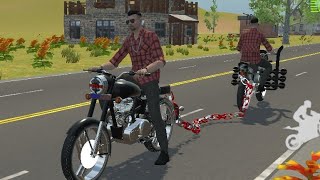 Normal bullet Vs Modified Splendor Tug Of War 😱 Who is win 👿 Indian vehicles simulator 3d gaming [upl. by Erej221]