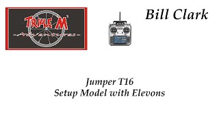 Jumper T16 Setup Model with Elevons [upl. by Novrej]