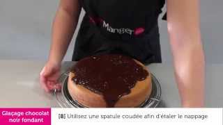 Recette coulante du glaçage au chocolat noir fondant [upl. by Lanita]