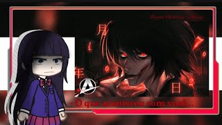 Komi san and Friends React ♪ Beyond BirthDay Death Note  Eu Venci  Anirap as [upl. by Terchie]