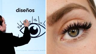 Mini Curso Completo de Diseños en Extensiones de Pestañas Corrección de la Mirada [upl. by Denby]