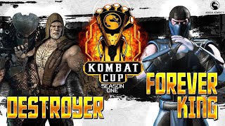 DESTROYER V FOREVERKING  KOMBAT CUP 2016  SEASON 1  MKX [upl. by Zoeller]