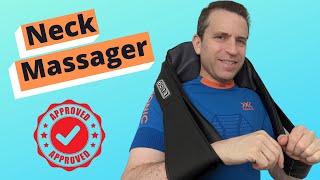 Shiatsu Neck And Shoulder Massager With Heat [upl. by Anaili]