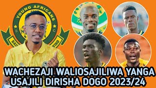 Rasmi Yanga Leo Imetangaza Wachezaji Waliosajiliwa Dirisha Dogo Usajili Yanga 2023 Na 2024 [upl. by Roer770]