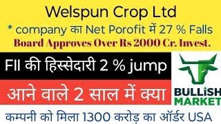 WELSPUN CORP LTD SHARE NEWS  NEXT TARGET  LATEST NEWS  STOCK ANALYSIS welspunindia nifty50 [upl. by Hsirahc]