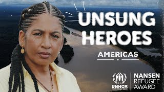 Elizabeth Moreno Barco is the 2023 UNHCR Nansen Refugee Award winner for the Americas [upl. by Eslek]