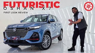 Changan Oshan X7  First Look Review  PakWheels [upl. by Riehl]