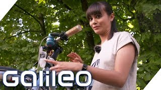 Die neuesten FahrradGadgets im Test  Galileo  ProSieben [upl. by Lezirg625]