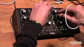 Moog Mother 32 Semi modular synthesizer Sound Lab ADE 2015 [upl. by Adniral123]