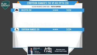 Croydon Ranges 2XI v Kilsyth 2XI [upl. by Eliathas]