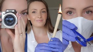 ASMR 10 Roleplays in 30 Minutes  Cranial Nerve Exam Eye amp Ear Exam Dentist Lice Haircut Tailor [upl. by Alyled]