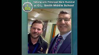 Superintendents 1 Minute Message Talking with Principal Mark Rummel at O L Smith Middle School [upl. by Sackville]