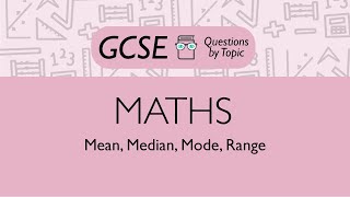 Mean Median Mode Range Higher  Q2  Maths GCSE  PMT Education [upl. by Lilybelle551]