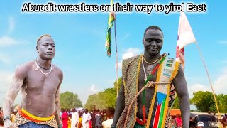 Lual mawut on way from Bor Town to yirol Eastsouthsudanesewrestling africa [upl. by Concepcion840]