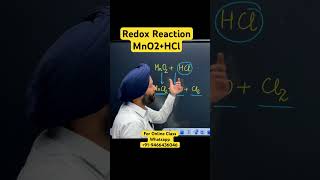 Redox reaction  Reaction of Manganese Oxide with Hydrochloric acid  MnO2  HCl Reaction  Class 10 [upl. by Lyford471]