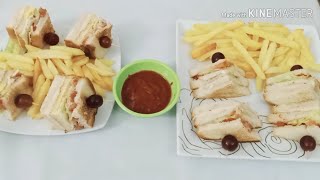 أحلى ساندوتش كلوب ساندوتش روعة😋club sandwich [upl. by Eem]