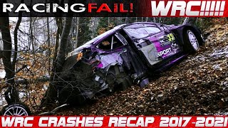 WRC 20172021 RALLY CRASH RECAP EXTREME BEST OF THE END OF AN ERA  Rallye Monte Carlo 2022 [upl. by Ahtinak]